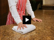 How to properly clean granite counters