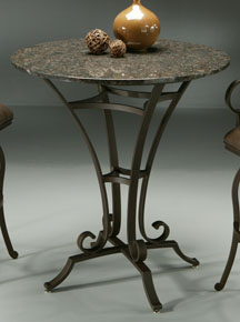 granite top table